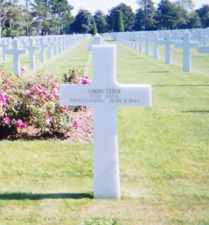Uncle Amin's Grave Site in Normandy France